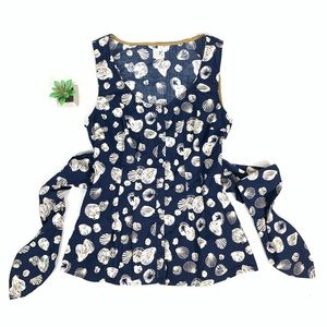 Edme & Esyllte Anthropologie Shell Top size 6